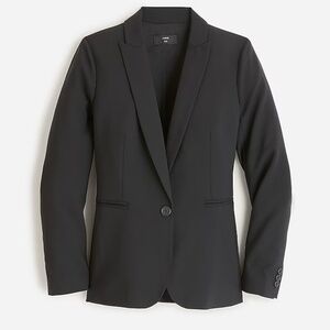 J Crew Parke Wool Elastane Black Blazer. Sz 10